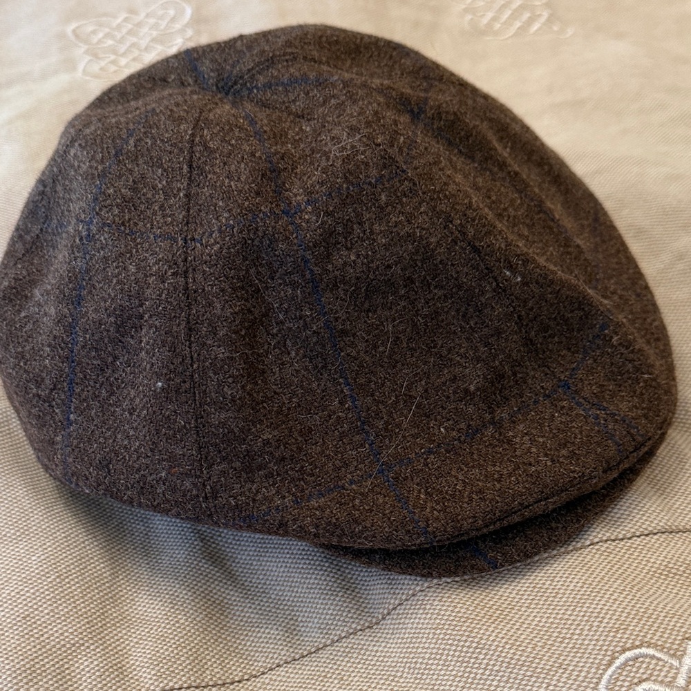 Classic Brown Newsboy Cap